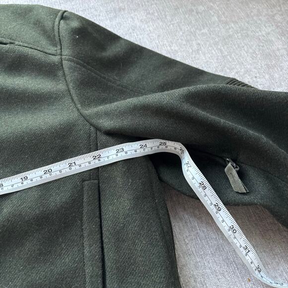 $450 Jagdhund Wool Green Hunting Winter Coat - Picture 6 of 9